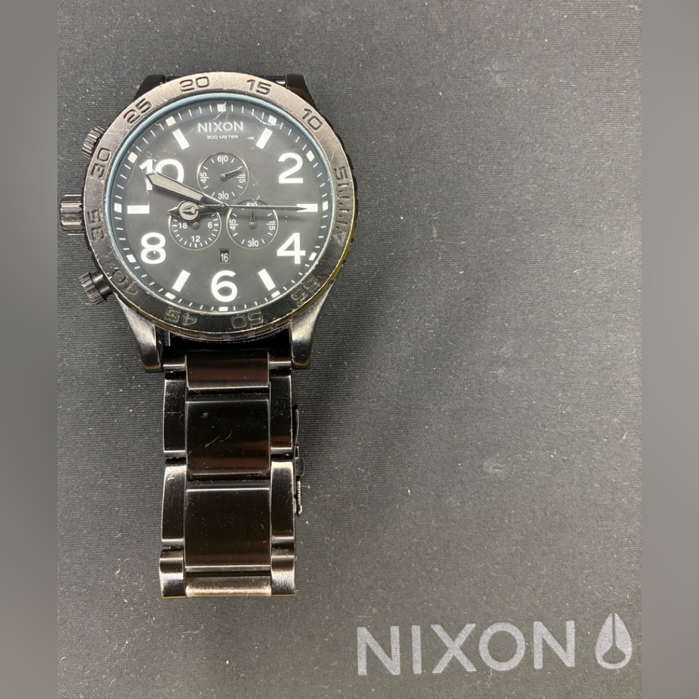 Nixon The 51-30 Chrono Black Stainless Steel